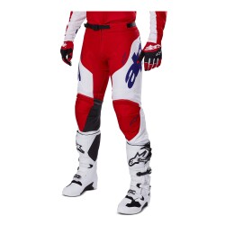 Alpinestars Racer Veil Kros Motosiklet Pantolonu Kırmızı / Beyaz - 3