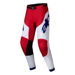 Alpinestars Racer Veil Kros Motosiklet Pantolonu Kırmızı / Beyaz - Alpinestars