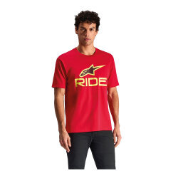 Alpinestars RIDE 4 CSF Tişört Kırmızı / Sarı - Alpinestars (1)