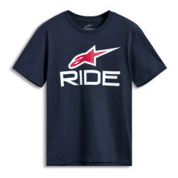 Alpinestars RIDE 4 CSF Tişört Mavi / Beyaz / Kırmızı - Alpinestars