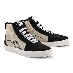 Alpinestars Ride-63 Leather Korumalı Motosiklet Botu Siyah / Gri / Beyaz - Alpinestars