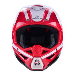 Alpinestars SM3 Heath Off-Road Kaskı Kırmızı / Siyah - 5