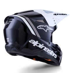 Alpinestars SM3 Radium Off-Road Kaskı Siyah / Beyaz / Gri - Alpinestars (1)