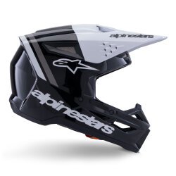 Alpinestars SM3 Radium Off-Road Kaskı Siyah / Beyaz / Gri - 4