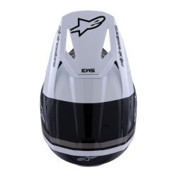 Alpinestars SM3 Radium Off-Road Kaskı Siyah / Beyaz / Gri - 7