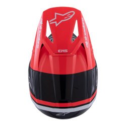 Alpinestars SM3 Radium Off-Road Kaskı Siyah / Kırmızı / Beyaz - 7