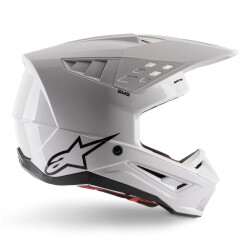GARAJJ Alpinestars SM5 Off-Road Kaskı Beyaz / Siyah - 4