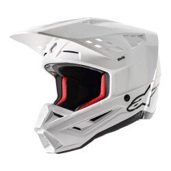 GARAJJ Alpinestars SM5 Off-Road Kaskı Beyaz / Siyah - 1