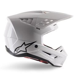 GARAJJ Alpinestars SM5 Off-Road Kaskı Beyaz / Siyah - 4