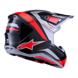 Alpinestars S-M7 Rise Off-Road Kaskı Kırmızı / Gümüş - Alpinestars (1)