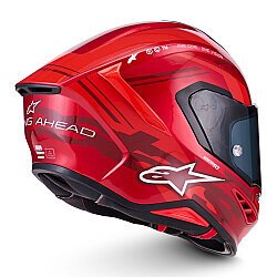 Alpinestars S R7 A-Core Kapalı Motosiklet Kaskı Kırmızı / Beyaz - Alpinestars (1)