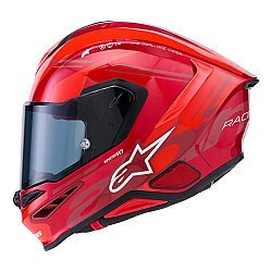 Alpinestars S R7 A-Core Kapalı Motosiklet Kaskı Kırmızı / Beyaz - 3