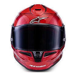 Alpinestars S R7 A-Core Kapalı Motosiklet Kaskı Kırmızı / Beyaz - 4