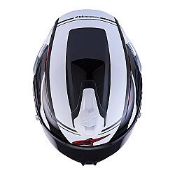 Alpinestars S R7 A-Core Kapalı Motosiklet Kaskı Siyah / Beyaz / Kırmızı - 7