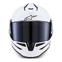Alpinestars S R7 Kapalı Motosiklet Kaskı Beyaz - 4