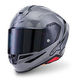 Alpinestars S R7 Kapalı Motosiklet Kaskı Gri - Alpinestars