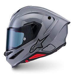 Alpinestars S R7 Kapalı Motosiklet Kaskı Gri - 3