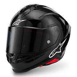 Alpinestars S R7 Kapalı Motosiklet Kaskı Siyah - Alpinestars