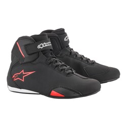 Alpinestars Sektor Korumalı Motosiklet Botu Siyah / Beyaz / Kırmızı - 1