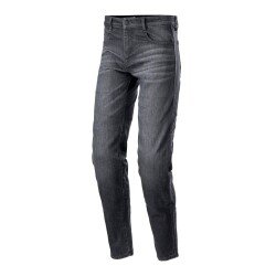 GARAJJ Alpinestars Sektor Regular Fit Denim Korumalı Motosiklet Pantolonu Antrasit - Alpinestars