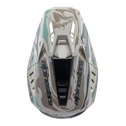 Alpinestars SM5 Mineral Off-Road Motosiklet Kaskı Gri / Siyah - 4