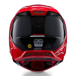 Alpinestars Supertech M10 Flood Off-Road Kaskı Kırmızı - 6