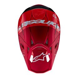 Alpinestars Supertech M10 Flood Off-Road Kaskı Kırmızı - 7