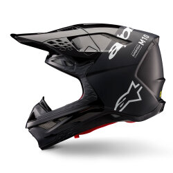 Alpinestars Supertech M10 Flood Off-Road Kaskı Siyah / Beyaz - 4