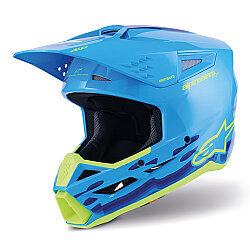 Alpinestars SM3 Force Off-Road Motosiklet Kaskı Mavi - Alpinestars