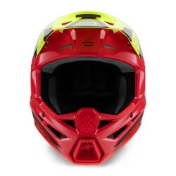 Alpinestars SM3 Youth Fray Off-Road Çocuk Genç Motosiklet Kaskı Kırmızı / Sarı - 5