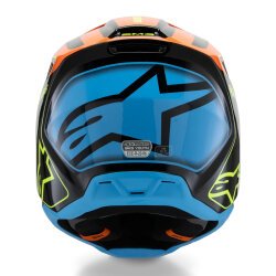 Alpinestars SM3 Youth Fray Off-Road Çocuk Genç Motosiklet Kaskı Siyah / Mavi / Oranj - 6