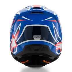Alpinestars SM3 Youth Wurx Off-Road Çocuk Genç Motosiklet Kaskı Mavi / Beyaz / Kırmızı - 6