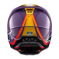 Alpinestars SM5 Sail Off-Road Kaskı Mor / Siyah / Gri - 6