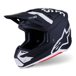 Alpinestars S-M7 Dasher Off-Road Kaskı Siyah / Beyaz - Alpinestars