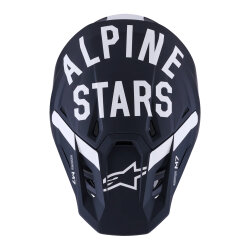 Alpinestars S-M7 Dasher Off-Road Kaskı Siyah / Beyaz - 7