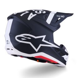 Alpinestars S-M7 Dasher Off-Road Kaskı Siyah / Beyaz - Alpinestars (1)