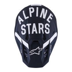 Alpinestars S-M7 Dasher Off-Road Kaskı Siyah / Beyaz - 7