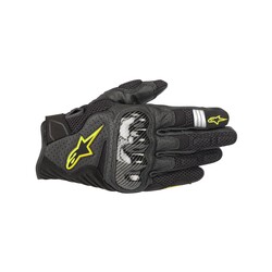 Alpinestars SMX-1 Air V2 Korumalı Motosiklet Eldiveni Siyah / Sarı 