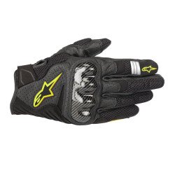 Alpinestars SMX-1 Air V2 Korumalı Motosiklet Eldiveni Siyah / Sarı - Alpinestars