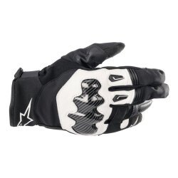 Alpinestars SMX-1 DryStar Korumalı Motosiklet Eldiveni Siyah / Beyaz - Alpinestars