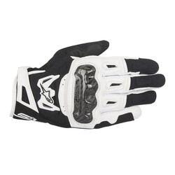 Alpinestars SMX-2 Air Carbon Yazlık Korumalı Motosiklet Eldiveni Siyah / Beyaz - 1