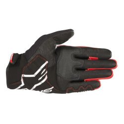 Alpinestars Honda SMX-2 Air Carbon Korumalı Motosiklet Eldiveni Siyah / Kırmızı - Alpinestars (1)