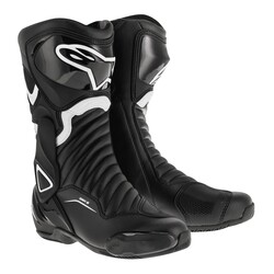 Alpinestars SMX-6 V2 Korumalı Spor Motosiklet Botu Siyah / Beyaz - 1