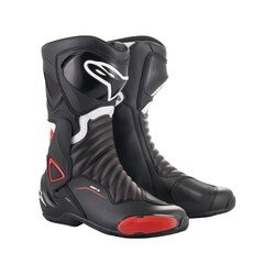 GARAJJ Alpinestars SMX-6 V2 Korumalı Spor Motosiklet Botu Siyah / Kırmızı - Alpinestars