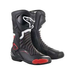 Alpinestars SMX-6 V2 Korumalı Spor Motosiklet Botu Siyah / Kırmızı 