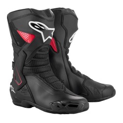 Alpinestars SMX-6 V3 DS WP Korumalı Motosiklet Botu Siyah / Kırmızı - 1