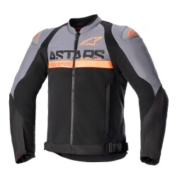 Alpinestars SMX Air Korumalı Motosiklet Montu Gri / Siyah / Oranj 