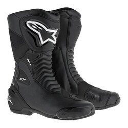 Alpinestars SMX S Korumalı Spor Motosiklet Botu Siyah 