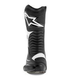Alpinestars SMX S Korumalı Spor Motosiklet Botu Siyah / Beyaz - 4