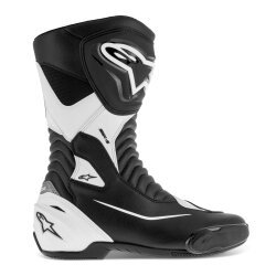 Alpinestars SMX S Korumalı Spor Motosiklet Botu Siyah / Beyaz - Alpinestars (1)